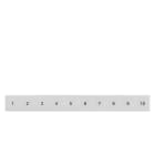 SIEMENS - SIE8WH81205AB05 TARGHETTA FRONT. 10MM LONG. 1-10
