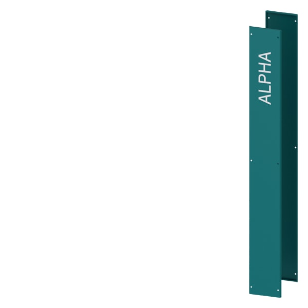 SIEMENS SIE8GK91228KK06 PARETI LAT. IP55 VERDE H1600 (COPPIA)