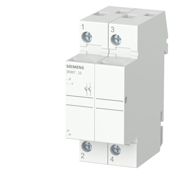 SIEMENS SIE3NW7323 BASE SEZ.X FUS. CIL.8,5X31,5 20A 2P 2UM