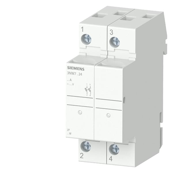 SIEMENS SIE3NW7024 BASE SEZ.X FUS. 10X38 32A 2P SEGN.2UM