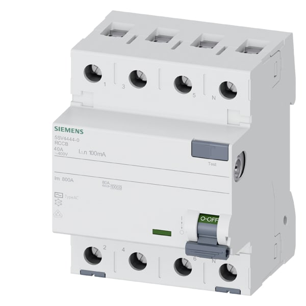 SIEMENS SIE5SV44440 DIFF. 4P 40A 0,1A TIPO AC