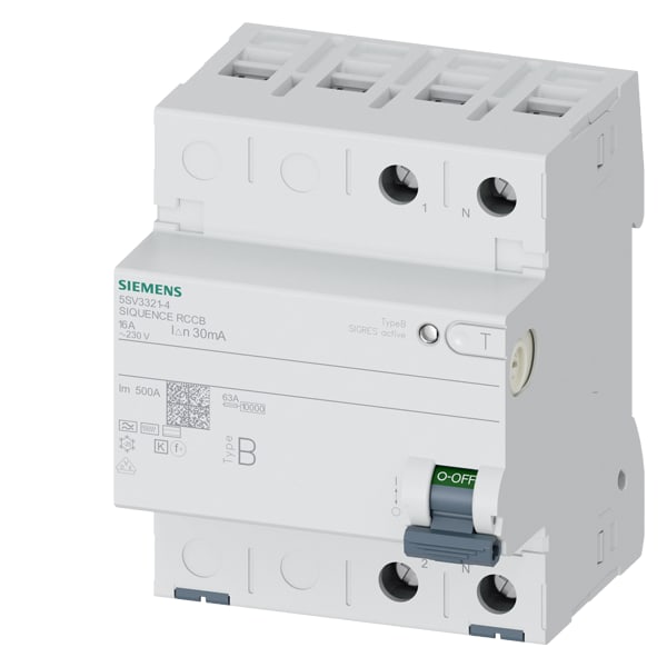 SIEMENS SIE5SV33214 DIFF 2P 16A 30MA TIPO B 4UM