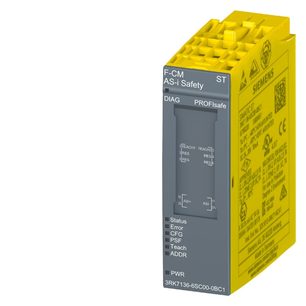 SIEMENS SIE3RK71366SC000BC1 AS-I MASTER SAFETY ET200SP V30