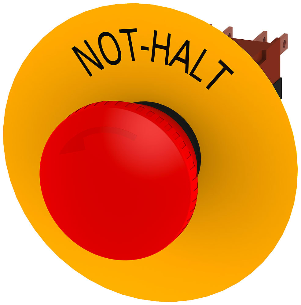 SIEMENS - SIE3SB22031AC01 PULSANTE A FUNGO EMERG. 1R 16MM