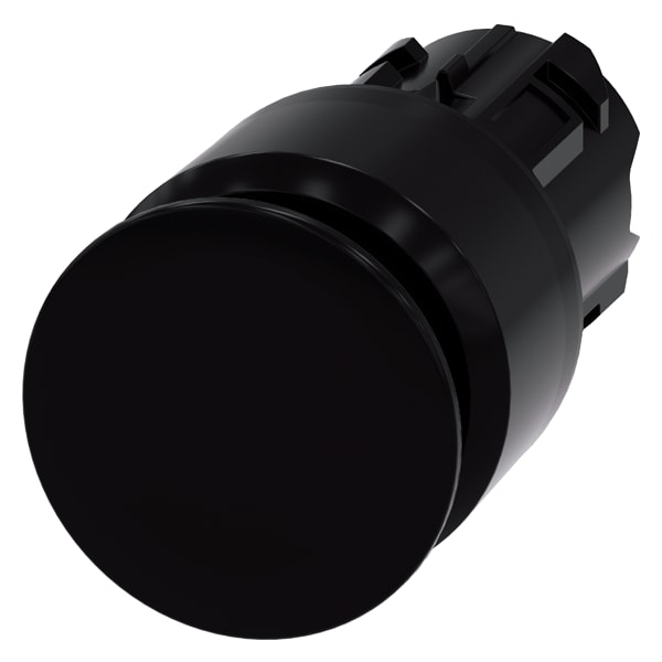 SIEMENS SIE3SU10001AA100AA0 PULS. FUNGO NERO SBLOCCO TRAZIONE 30MM