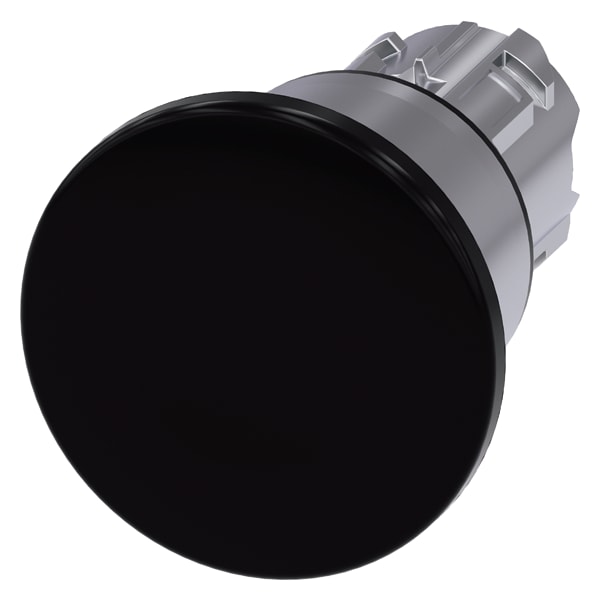 SIEMENS SIE3SU10501BA100AA0 PULS. FUNGO NERO SBLOCCO TRAZIONE 40MM