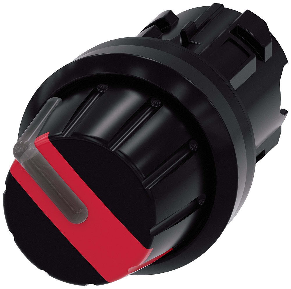 SIEMENS - SIE3SU10022AF200AA0 MANOPOLA (LUM) ROSSA PERM. 2POS