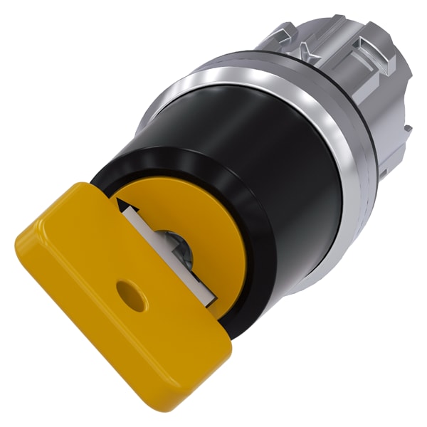 SIEMENS SIE3SU10504JF010AA0 SEL.KEY 73033 GIALLO 2POS 0-I, 0