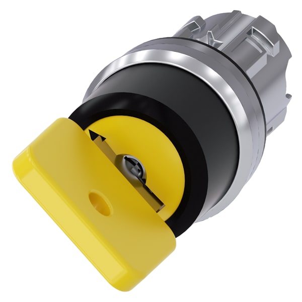 SIEMENS SIE3SU10504JC010AA0 SEL.KEY 73033 GIALLO MOMENT.2POS 0<I, 0