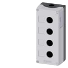 SIEMENS - SIE3SU18540AA000AB1 PULSANTIERA VUOTA GRIGIA 4 FORI