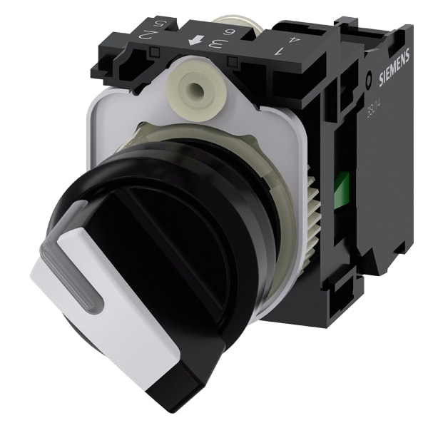 SIEMENS SIE3SU11002BF601BA0 SEL.LUM.LEVA BIANCO MANT.2POS. 1NA