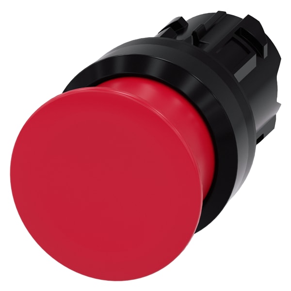 SIEMENS SIE3SU10001AD200AA0 PULS. FUNGO ROSSO 30MM