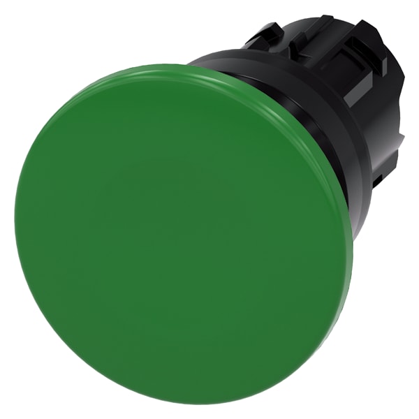 SIEMENS SIE3SU10001BD400AA0 PULS. FUNGO VERDE 40MM