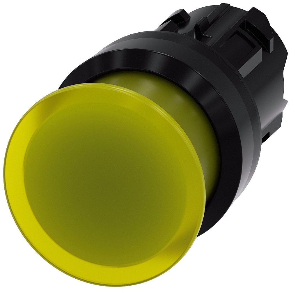 SIEMENS - SIE3SU10011AD300AA0 PULS. LUMINOSO FUNGO GIALLO 30MM