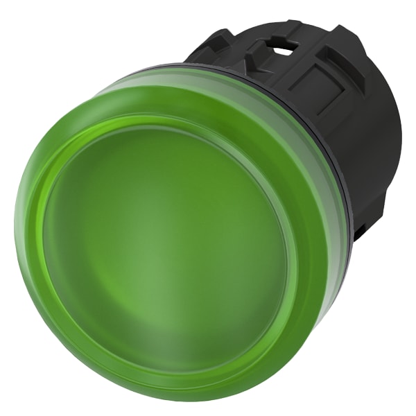 SIEMENS SIE3SU10016AA400AA0 INDICATORE LUM.VERDE LENTE LISCIA