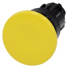 SIEMENS - SIE3SU10001BD300AA0 PULS. FUNGO GIALLO 40MM PLAST.
