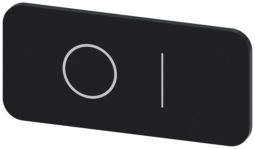 SIEMENS - SIE3SU19000AC160QG0 TARG. ADES. NERA 12,5X27MM SIMB. O I