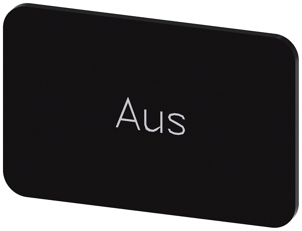 SIEMENS - SIE3SU19000AD160AC0 TARG. ADES. NERA 17,5X27MM SCRIT. AUS