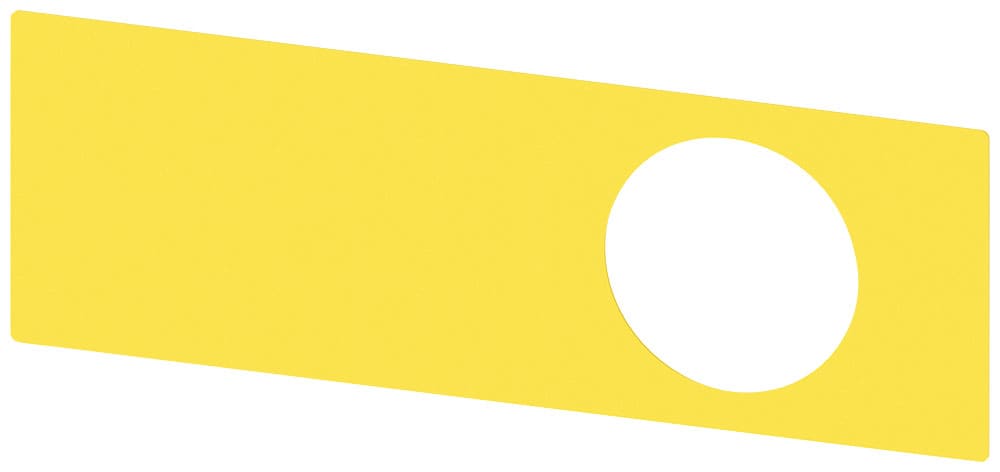 SIEMENS - SIE3SU19000BE310AA0 TARGHETTA ADESIVA GIALLA NEUTRA