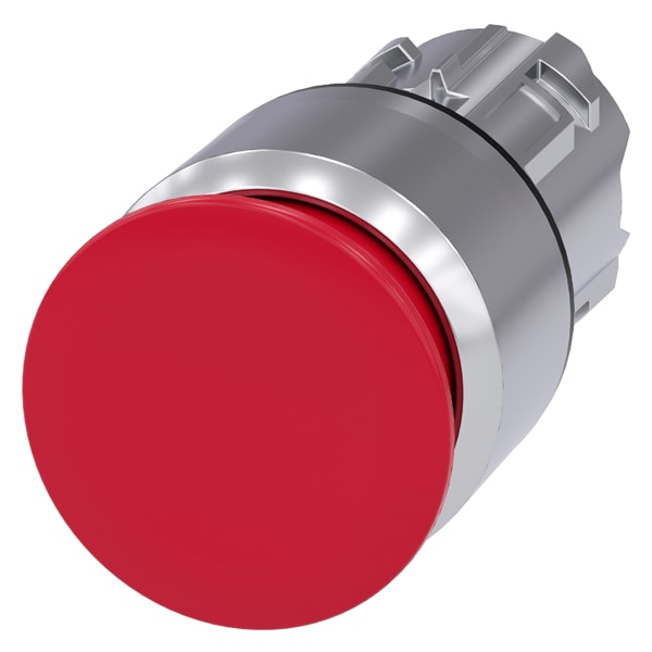 SIEMENS SIE3SU10501AA200AA0 PULS. FUNGO ROSSO SBLOCCO TRAZIONE 30MM
