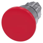 SIEMENS - SIE3SU10501BA200AA0 PULS. FUNGO ROSSO SBLOCCO TRAZIONE 40MM