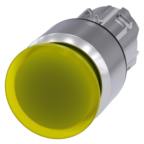 SIEMENS SIE3SU10511AA300AA0 PULS.LUM.FUNGO GIALLO SBLOC. TRAZ. 30MM