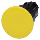 SIEMENS - SIE3SU10001BA300AA0 PULS.FUNGO GIALLO SBLOC TRAZ.40MM PLAST.