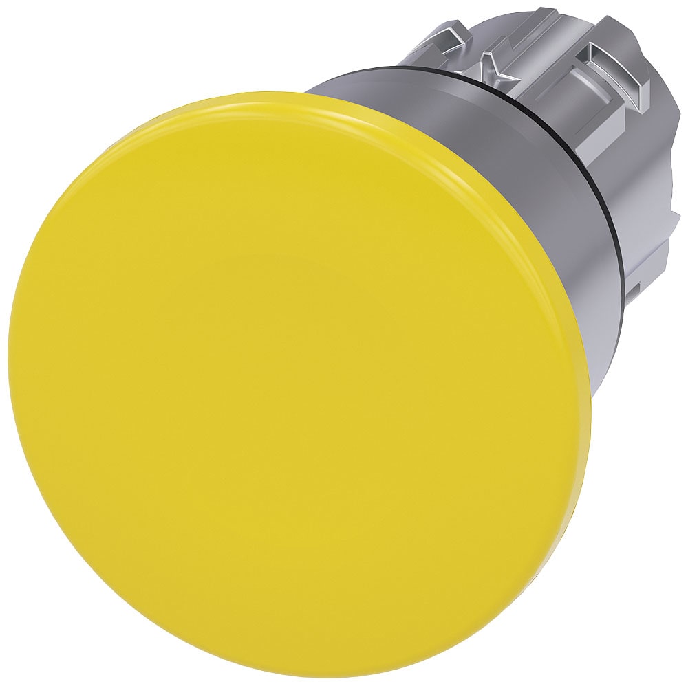 SIEMENS - SIE3SU10501BA300AA0 PULS. FUNGO GIALLO SBLOCCO TRAZIONE 40MM