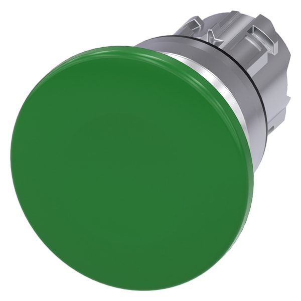 SIEMENS SIE3SU10501BD400AA0 PULS. FUNGO VERDE 40MM
