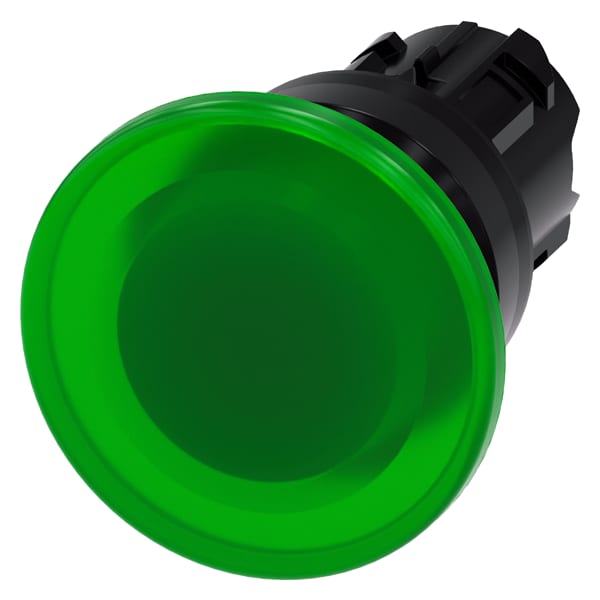 SIEMENS SIE3SU10011BD400AA0 PULS.LUM.FUNGO VERDE 40MM