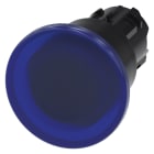 SIEMENS - SIE3SU10011BA500AA0 PULS.LUM.FUNGO BLU SBLOC. TRAZ. 40MM