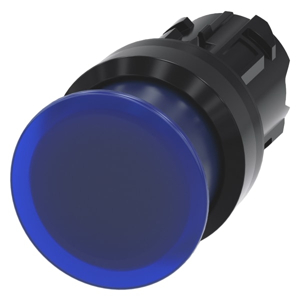 SIEMENS SIE3SU10011AD500AA0 PULS.LUM.FUNGO BLU 30MM
