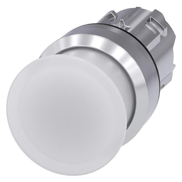 SIEMENS SIE3SU10511AD600AA0 PULS.LUM.FUNGO BIANCO 30MM