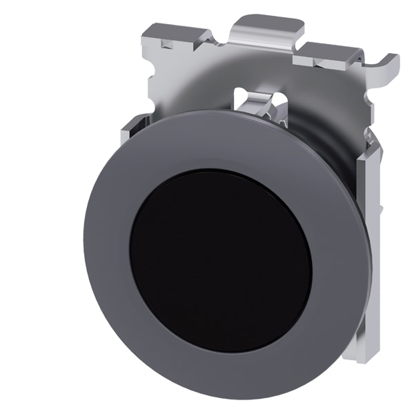 SIEMENS SIE3SU10600JA100AA0 PULS. PIATTO PASSO-PASSO NERO 30MM
