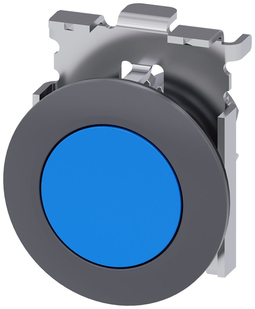 SIEMENS - SIE3SU10600JB500AA0 PULS. PIATTO BLU 30MM