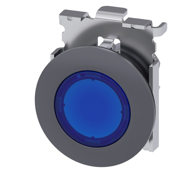 SIEMENS SIE3SU10610JB500AA0 PULS.LUM.PIATTO BLU 30MM