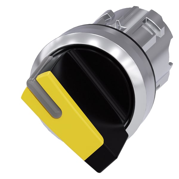 SIEMENS SIE3SU10522BC300AA0 SEL.LUM.LEVA GIALLO MOMENT.2POS RIT. DX
