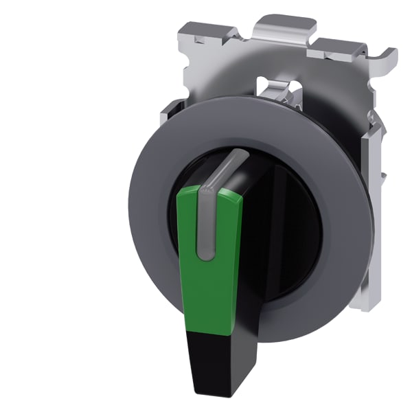 SIEMENS SIE3SU10622EL400AA0 SEL LUM LEV LUNG VERD 3POS MANT 30MM
