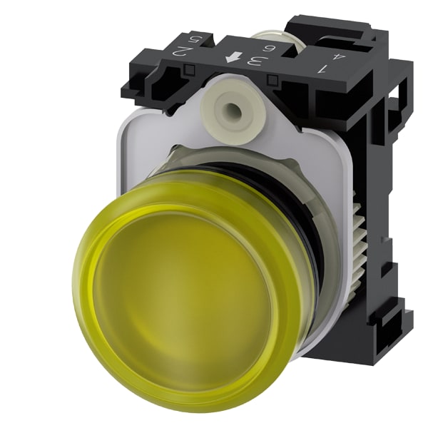 SIEMENS SIE3SU11066AA303AA0 IND.LUM.GIALL.LENTE LISC.MOLL.LED 230V A