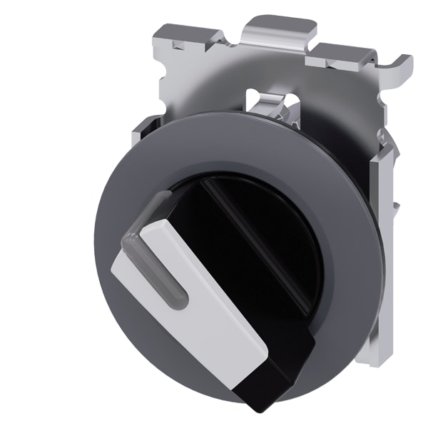 SIEMENS SIE3SU10622DF600AA0 SEL.LUM.LEVA BIANCO 2POS MANT 30MM