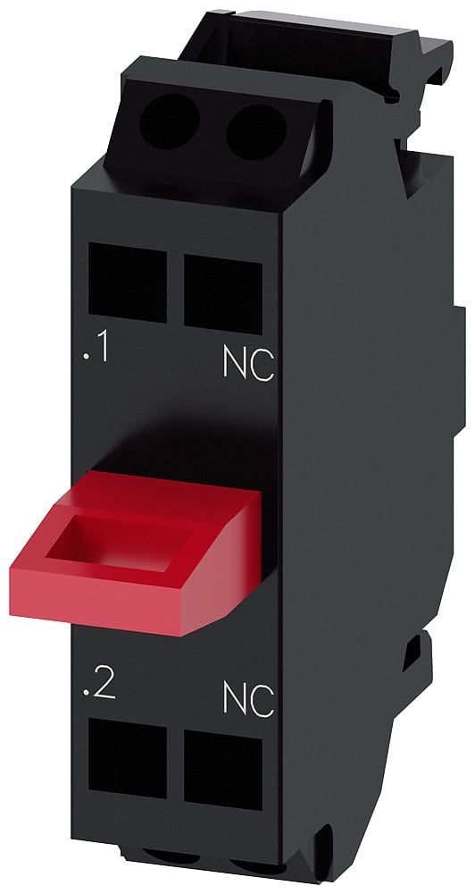 SIEMENS - SIE3SU14002AA103CA0 BLOCC. CONTATTI MOLLA MONTAGGIO BASE 1NC