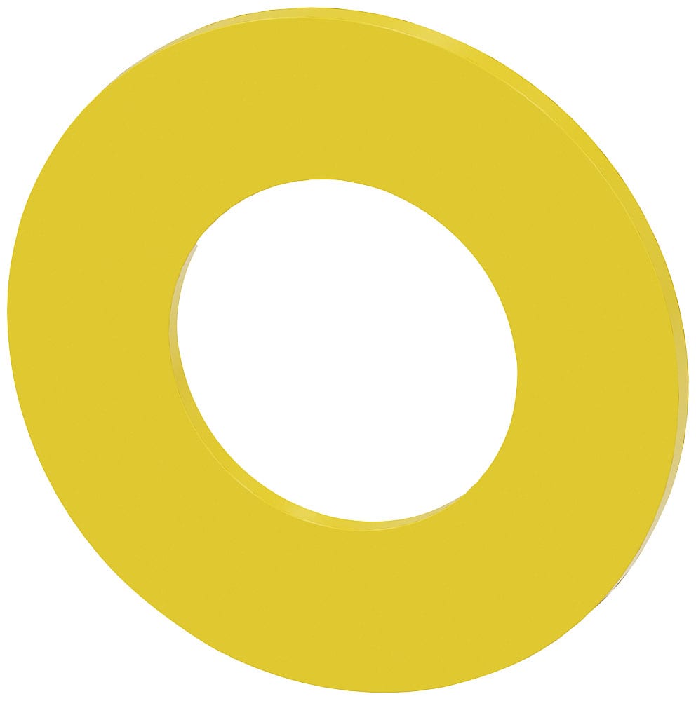 SIEMENS - SIE3SU19000BA310AA0 TARGHETTA GIALLA NEUTRA DIAM. EXT. 45MM