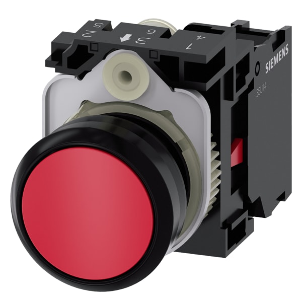 SIEMENS SIE3SU11000AB201CA0 PULS. PIATTO ROSSO 1NC