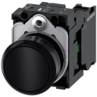 SIEMENS - SIE3SU11000AB101BA0 PULS. PIATTO NERO 1NA