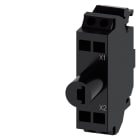 SIEMENS - SIE3SU14012BB603AA0 PORT. LED BIANCO MONT. BASE MOLL 24V UC