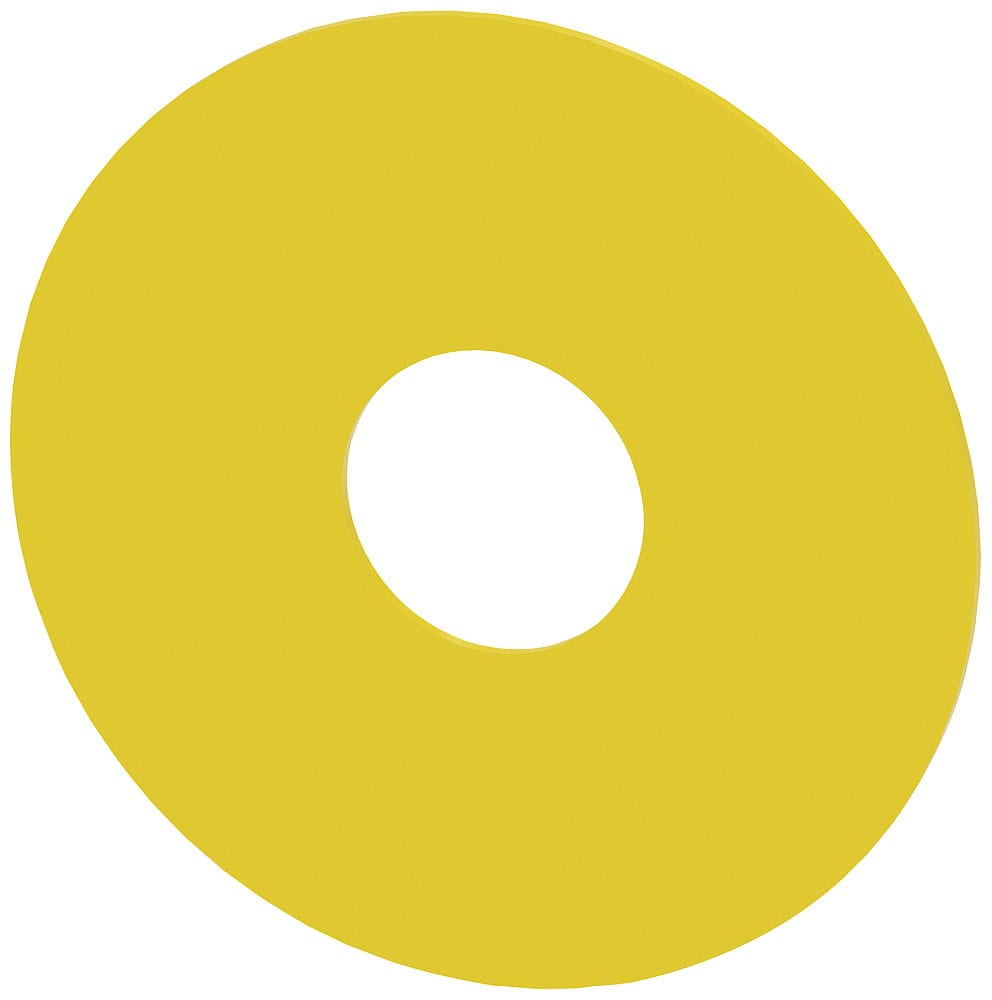 SIEMENS - SIE3SU19000BC310AA0 TARGHETTA GIALLA NEUTRA DIAM. EXT. 75MM