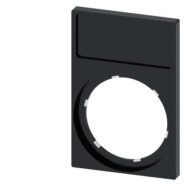 SIEMENS SIE3SU19000AN100AA0 PORTA TARGH. 12,5X27MM SERIE QUADR. PIAT