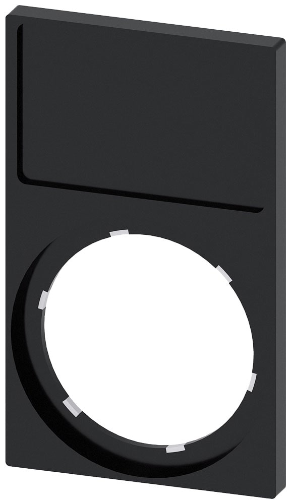 SIEMENS - SIE3SU19000AP100AA0 PORTA TARGH. 17,5X27MM SERIE QUADR. PIAT