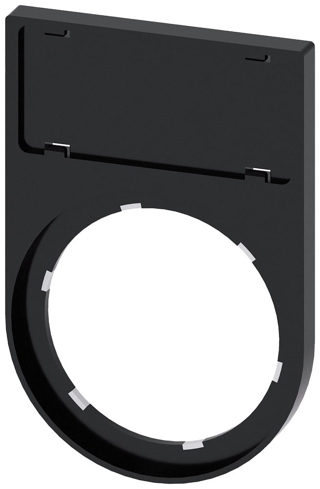 SIEMENS - SIE3SU19000AR100AA0 PORTA TARGH. 12,5X27MM SERIE ROT. PIATTA