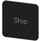 SIEMENS - SIE3SU19000AF160DS0 TARGH.ADES. NERA 22X22MM SCRIT. STOP